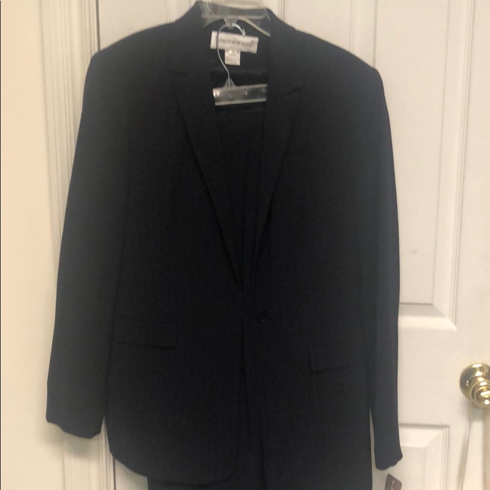 Jones New York women’s blazer navy pinstripe